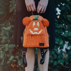Disney Pumpkin Mickey Mouse Loungefly Backpack